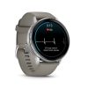Venu 4 - 45 mm, silver, grey silicone band