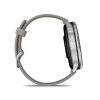 Venu 4 - 45 mm, silver, grey silicone band