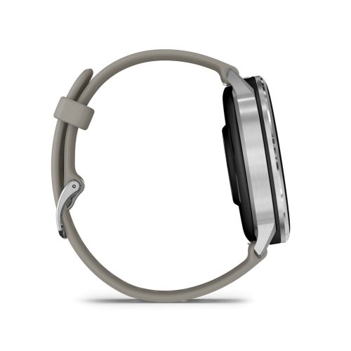 Venu 4 - 45 mm, silver, grey silicone band