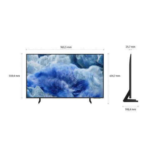 Samsung QE43Q8FAAUXXH 4K UHD Smart QLED TV, 109 cm