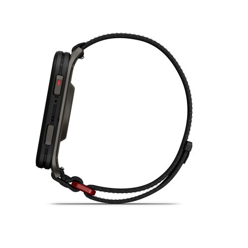 Venu X1 black titanium, black comfortfit nylon band