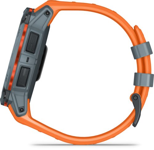 Instinct 3, 50mm Solar, Grey, orange strap