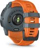 Instinct 3, 50mm Solar, Grey, orange strap
