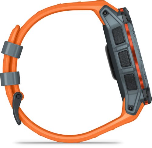 Instinct 3, 50mm Solar, Grey, orange strap