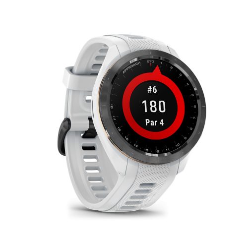 Approach S70 (42mm) black ceramic white band