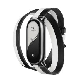   Xiaomi Smart Band 8 Double Wrap Strap - Black and white / BHR7311GL