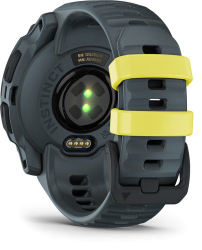 Instinct E, 40mm. Yellow, grey strap