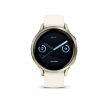 Venu 4 - 41 mm, Lunar Gold, ivory silicone band