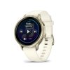 Venu 4 - 41 mm, Lunar Gold, ivory silicone band