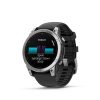 fenix E, Stainless steel w/Black Silicone Band, 47 mm