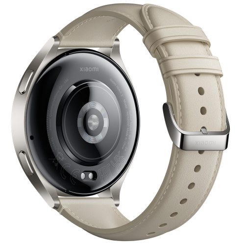 Xiaomi Watch 2 Titan Gray Case With White Leather Strap / BHR9306GL