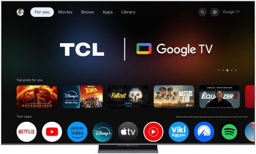 TCL 65" 65C8K QD-MiniLED 165cm 4K Google TV