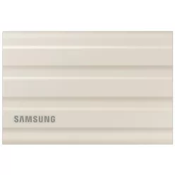 SAMSUNG SSD Külső, 2TB, T7 Shield, Bézs, USB 3.2