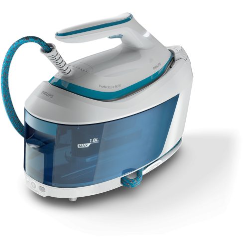 PHILIPS PerfectCare 6000 Series gőzállomás, 2400 W, max. 6,5 bar, 1,8 l levehető víztartály, akár 500 g gőzlövet
