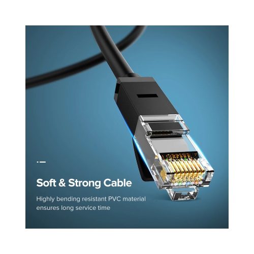 UGREEN Cat 6 U/UTP LAN kábel 3 m fekete NW102