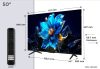 TCL 50" 50P7K QLED 127cm 4K Google TV