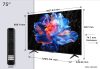TCL 75" 75V6C LED 189cm 4K UHD Google TV