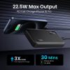 UGREEN 10000mAh kétirányú gyorstöltés powerbank fekete PB311