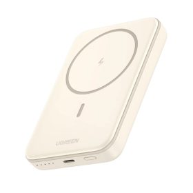   UGREEN 10000mAh mágneses vezeték nélküli powerbank bézs PB561