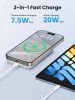UGREEN 10000mAh mágneses vezeték nélküli powerbank bézs PB561