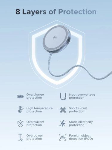 UGREEN 25W mágneses vezeték nélküli töltő W753