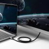 UGREEN USB-C - HDMI apa - apa kábel alumínium ház 1.5 m szürke fekete MM142