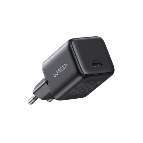 UGREEN 30W USB-C GaN gyorstöltő készlet fekete EU X513