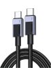 UGREEN USB-C - USB-C PD gyorstöltés kábel Space szürke 0.5 m L512