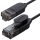 UGREEN CAT 6A tiszta réz Ethernet kábel OD2.8 1.5 m fekete NW122