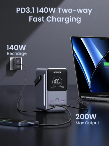UGREEN 48000mAh 300W gyorstöltés powerbank PB770