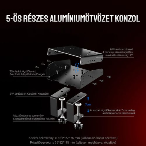 PXN Z9 kormánybázis tartókonzol