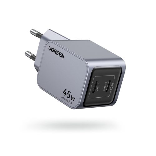 UGREEN Nexode Pro 45W két USB-C GaN gyorstöltő EU X707