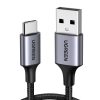 UGREEN USB-A - USB-C gyorstöltés kábel 3A Max fekete 1 m US288