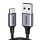 UGREEN USB-A - USB-C gyorstöltés kábel 3A Max fekete 1 m US288