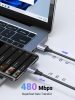 UGREEN USB-A - USB-C gyorstöltés kábel 3A Max fekete 1 m US288