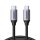 UGREEN USB-C - USB-C PD gyorstöltés kábel 5A Max 5Gbps Max szürke 1.5 m US161