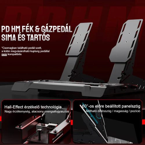 PXN VD4 Bundle F (Direct Drive, VD4 bázis + WAS kormány + PD HM pedál) szimulátor szett (PC)
