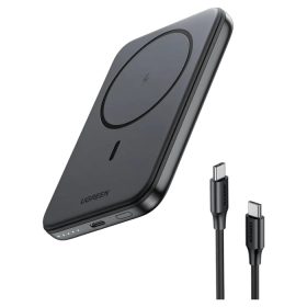   UGREEN 10000mAh mágneses vezeték nélküli powerbank Space szürke PB561