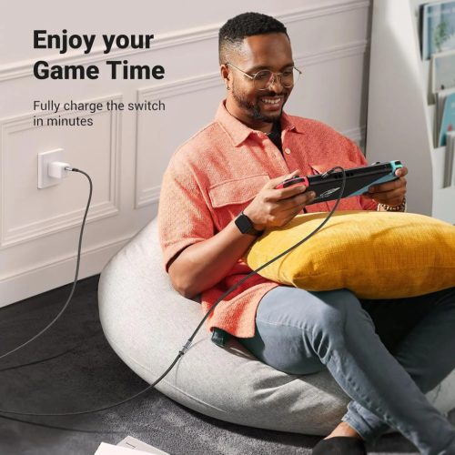 UGREEN USB-C apa - USB-C anya Gen 2 hosszabbító kábel 1 m Space szürke US372