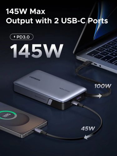 UGREEN 20000mAh kétirányú gyorstöltés powerbank PB551