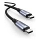 UGREEN USB 3.2 Gen 2 kábel fekete 1 m US355