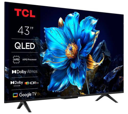 TCL 43" 43P7K QLED 109cm 4K Google TV