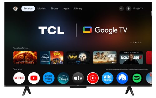 TCL 43" 43P7K QLED 109cm 4K Google TV