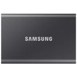 SAMSUNG SSD Külső, 2TB, T7, Titán Szürke, USB 3.2