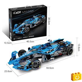   CaDA C64004W – Formula-E versenyautó – 100% technic-kompatibilis építőjáték