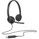 LOGITECH Fejhallgató 2.0 - H340 USB Mikrofonos, Fekete
