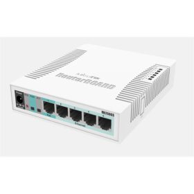   MIKROTIK Switch/Router RB260GS 5x1000Mbps + 1x1000Mbps SFP, Asztali, CSS106-5G-1S