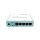 MIKROTIK Vezetékes Router hEX 5x1000Mbps, Beltéri, RB750GR3
