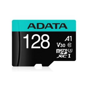   ADATA Memóriakártya MicroSDXC 128GB + Adapter UHS-I V30S (100/85)
