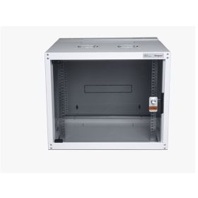   LEGRAND hálózati rack szekrény, 19' 9U SZÉL: 600 MÉLY: 450 MAG: 495 szürke egyrészes, üvegajtós készre szerelt MAX: 65